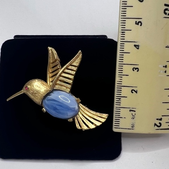 Napier Hummingbird Brooch-Vintage - Picture 6 of 7